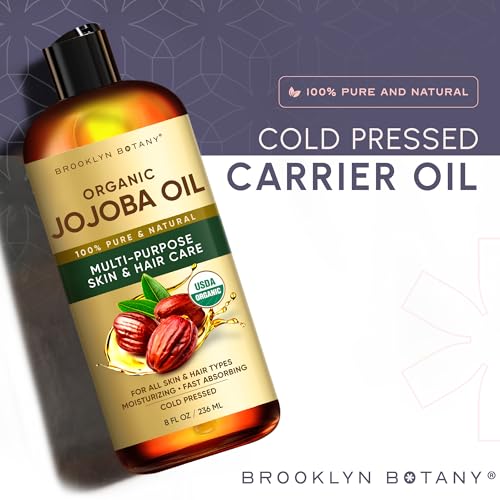 Cold-Pressed Organic Jojoba Oil (8 oz)