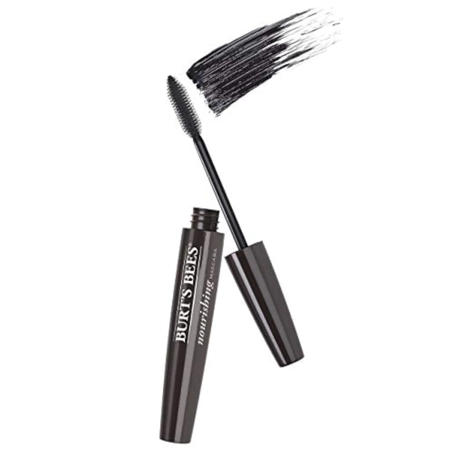 Mascara, Burt's Bees Lengthens Lashes, 100% Natural Makeup, Classic Black