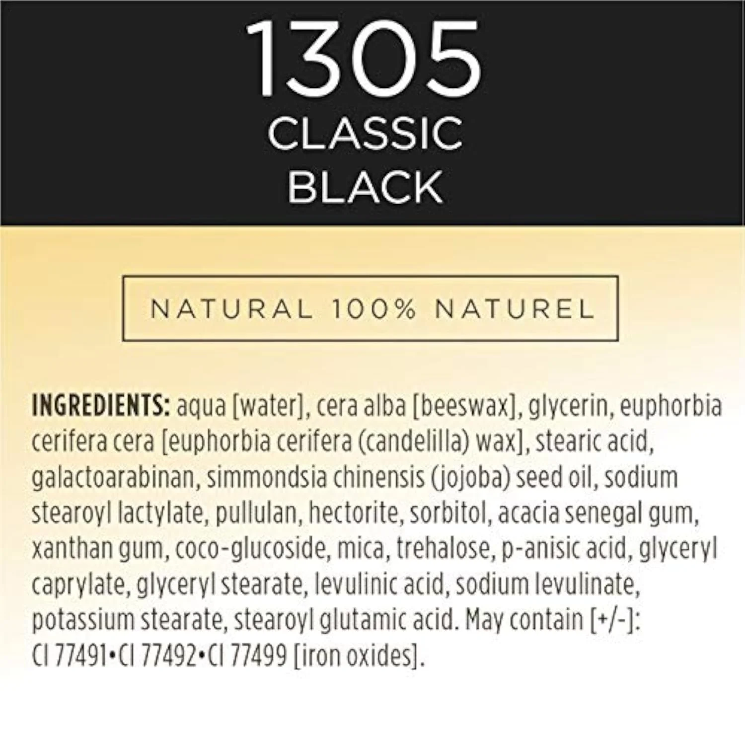Mascara, Burt's Bees Lengthens Lashes, 100% Natural Makeup, Classic Black
