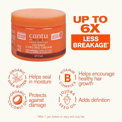 Coconut Curling Cream with Shea Butter for Natural Hair