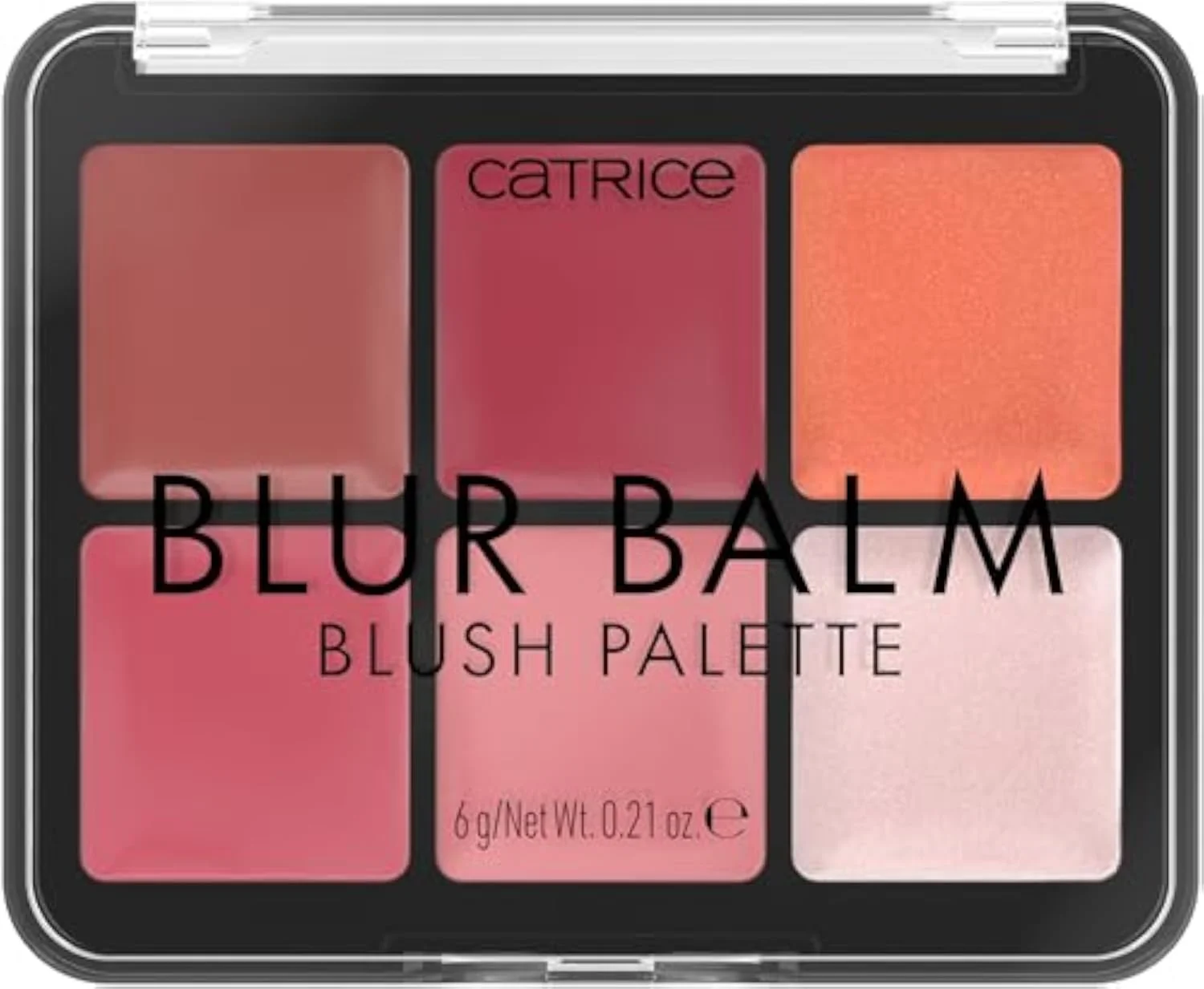 Catrice Blur Balm Blush Palette, 6-in-1 Cream Blush and Highlighter Makeup