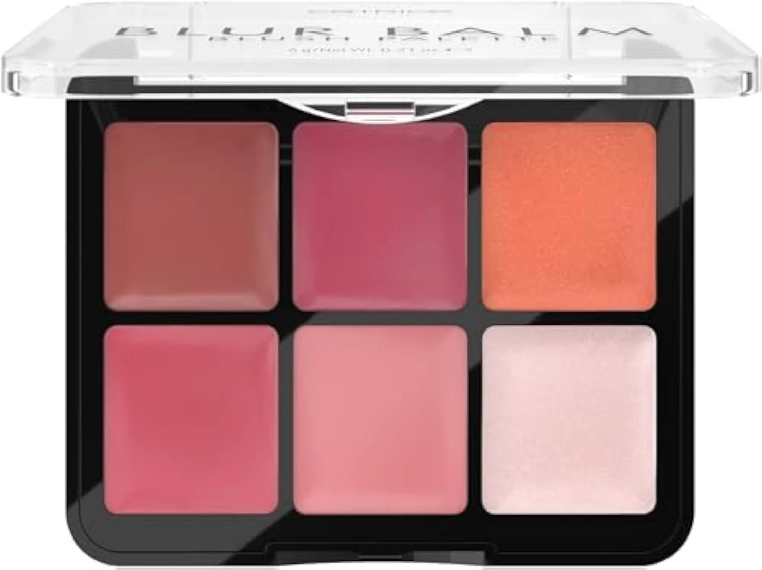 Catrice Blur Balm Blush Palette, 6-in-1 Cream Blush and Highlighter Makeup