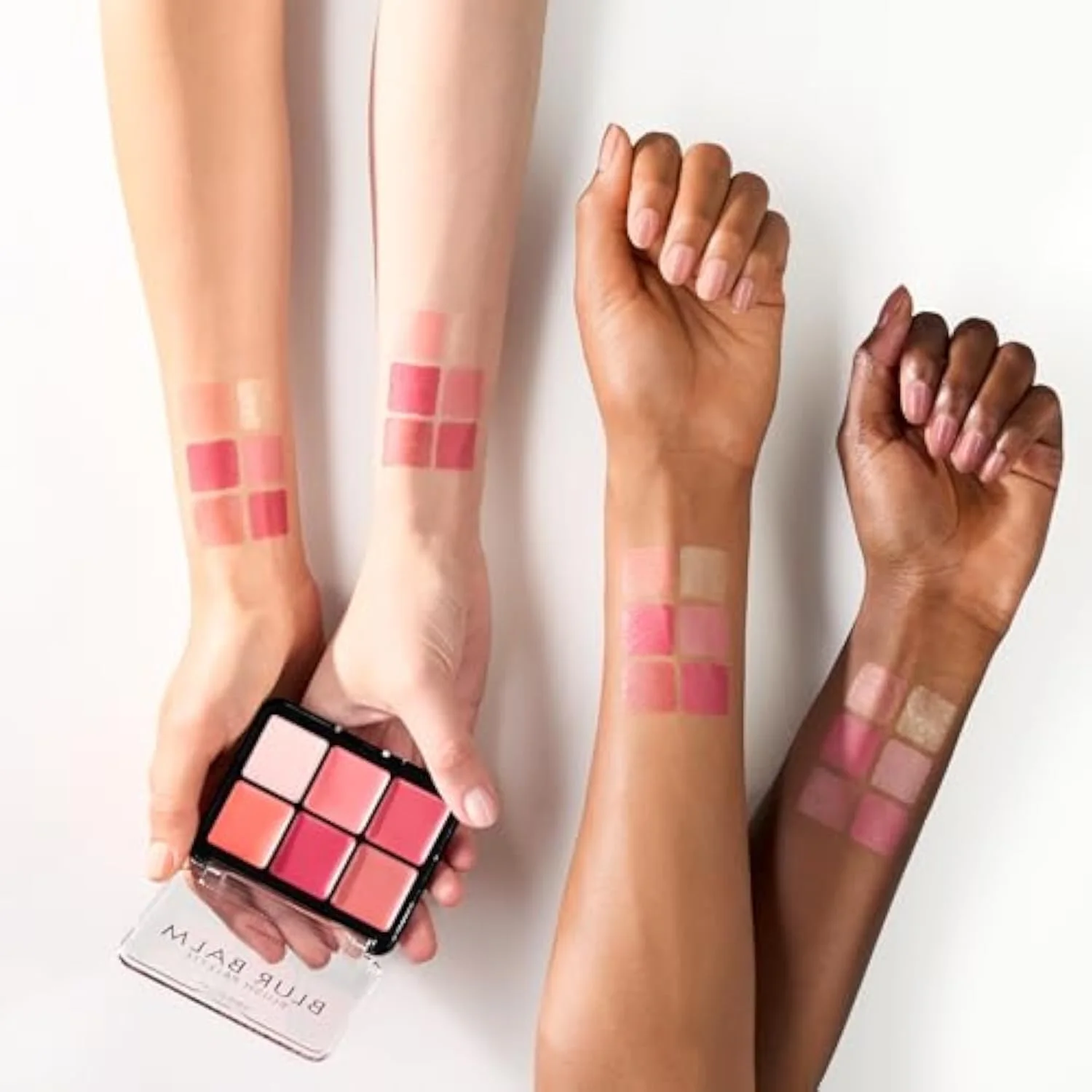 Catrice Blur Balm Blush Palette, 6-in-1 Cream Blush and Highlighter Makeup