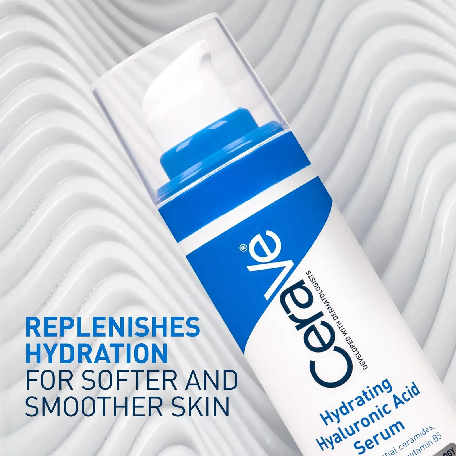 Cerave Hyaluronic Acid Serum for Face with Vitamin B5 and Ceramides