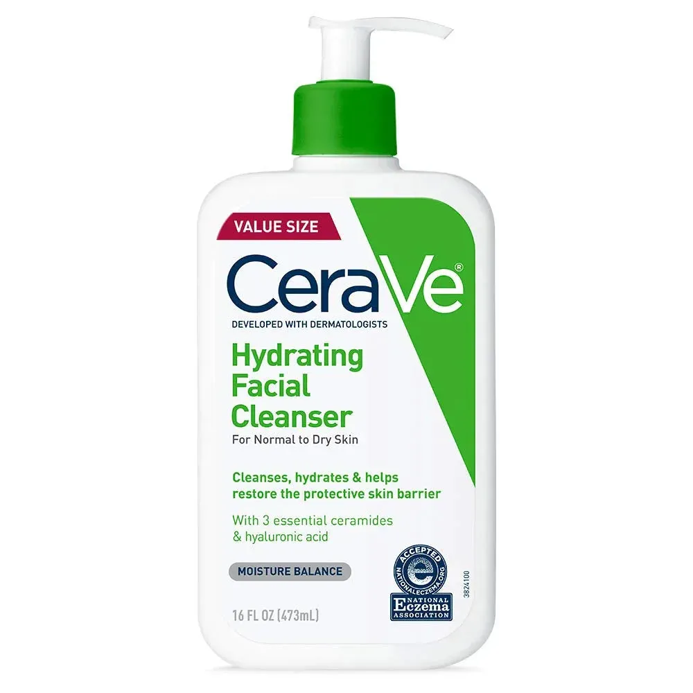 Hydrating Facial Cleanser, Moisturizing Face Wash For Dry Skin