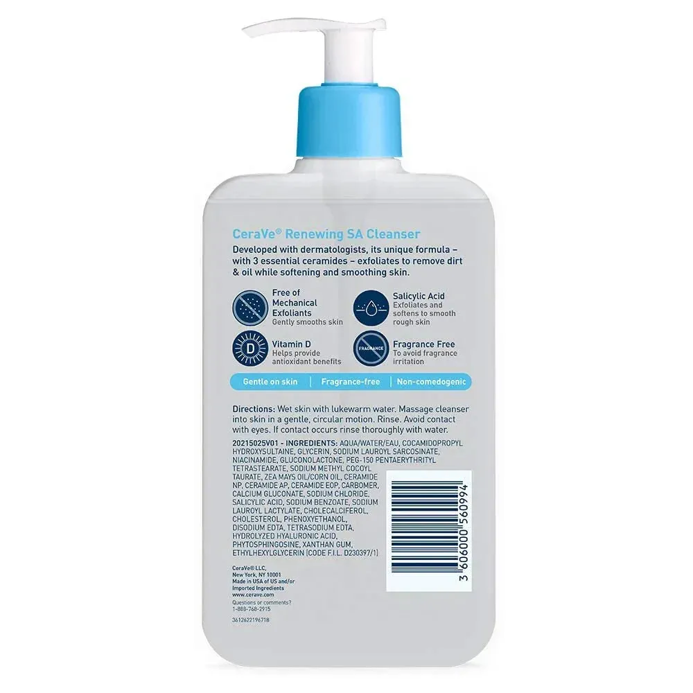 Renewing Salicylic Acid Cleanser With Hyaluronic Acid, Niacinamide & Ceramides