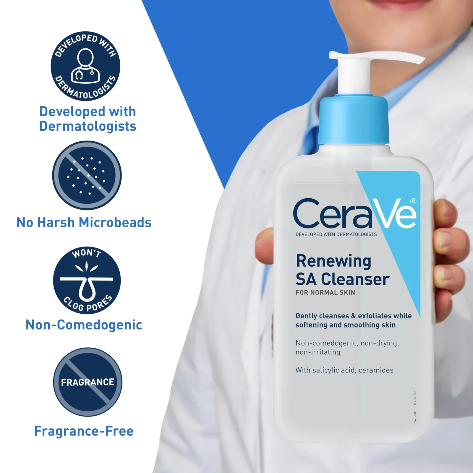 Renewing Salicylic Acid Cleanser With Hyaluronic Acid, Niacinamide & Ceramides