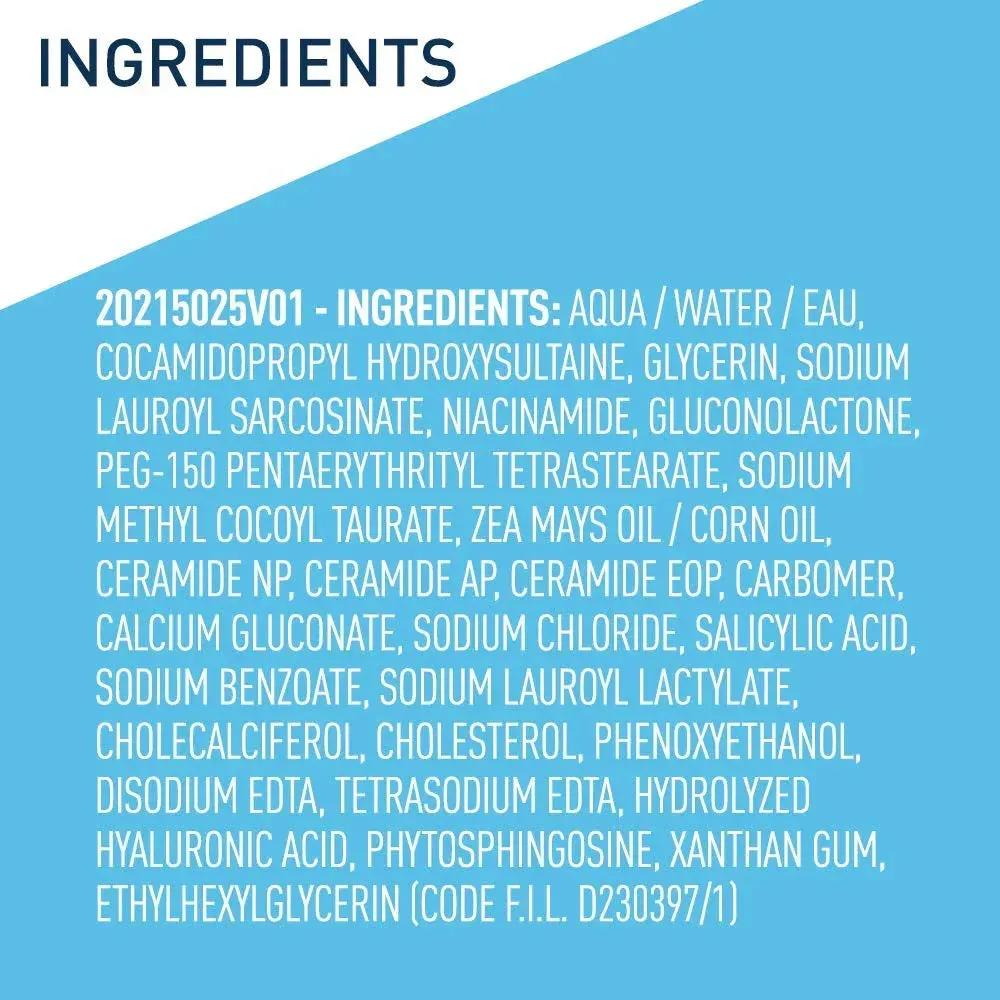 Renewing Salicylic Acid Cleanser With Hyaluronic Acid, Niacinamide & Ceramides