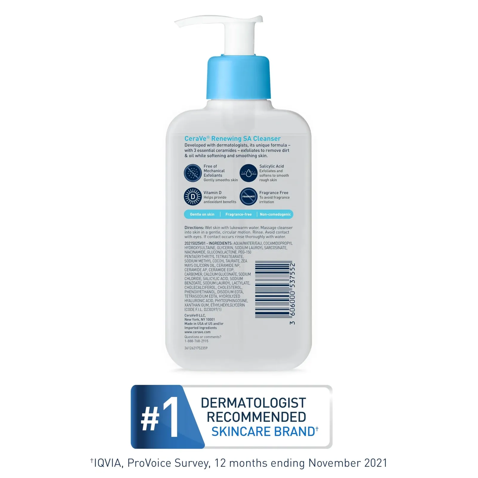 Renewing Salicylic Acid Cleanser With Hyaluronic Acid, Niacinamide & Ceramides