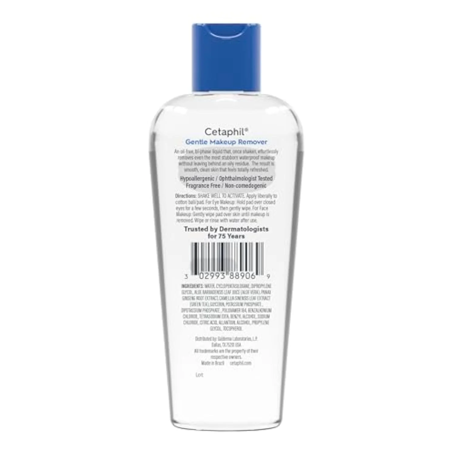 Gentle Waterproof Makeup Remover, Sensitive Skin, 6 Fl Oz