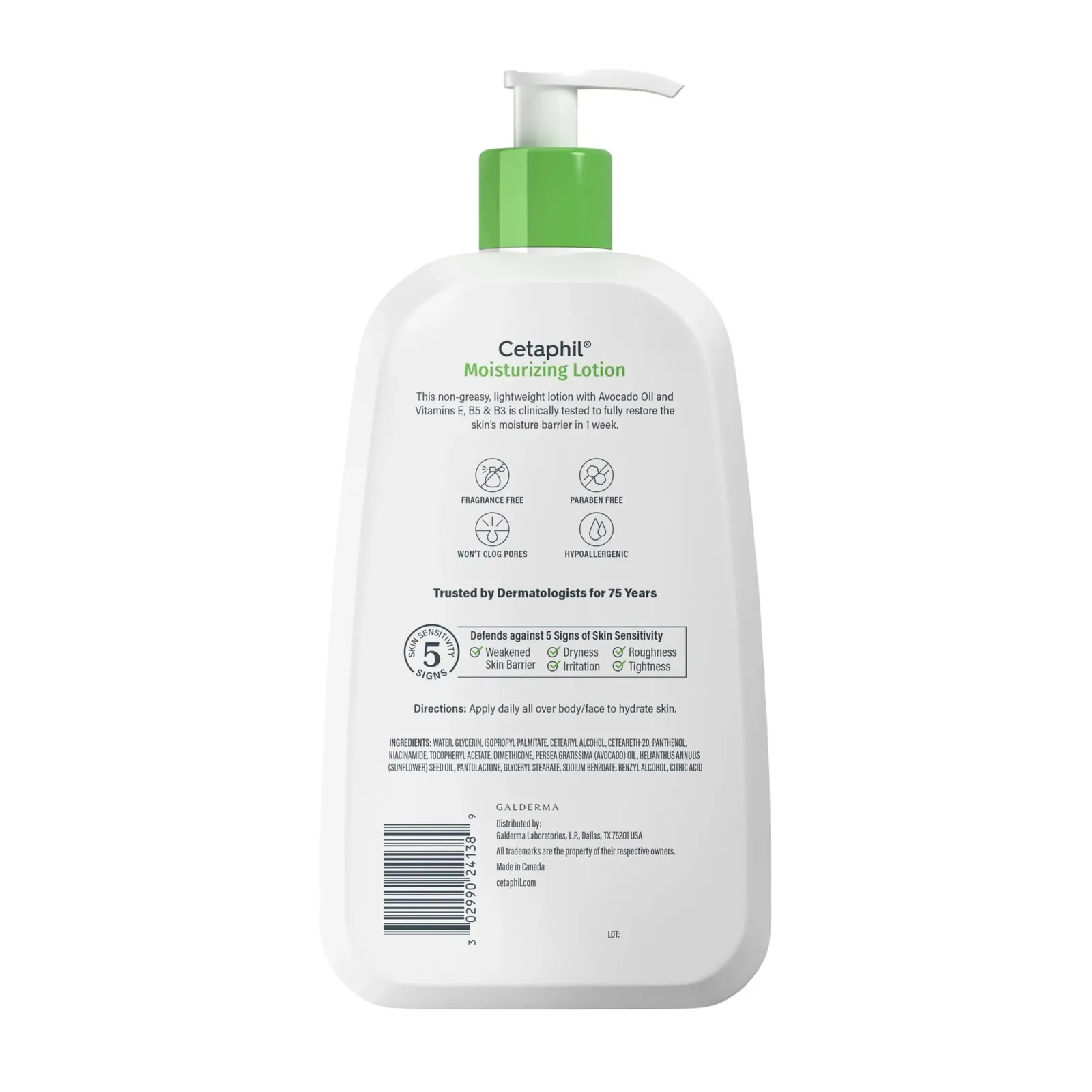 Face & Body Moisturizer, Hydrating Moisturizing Lotion for All Skin Types