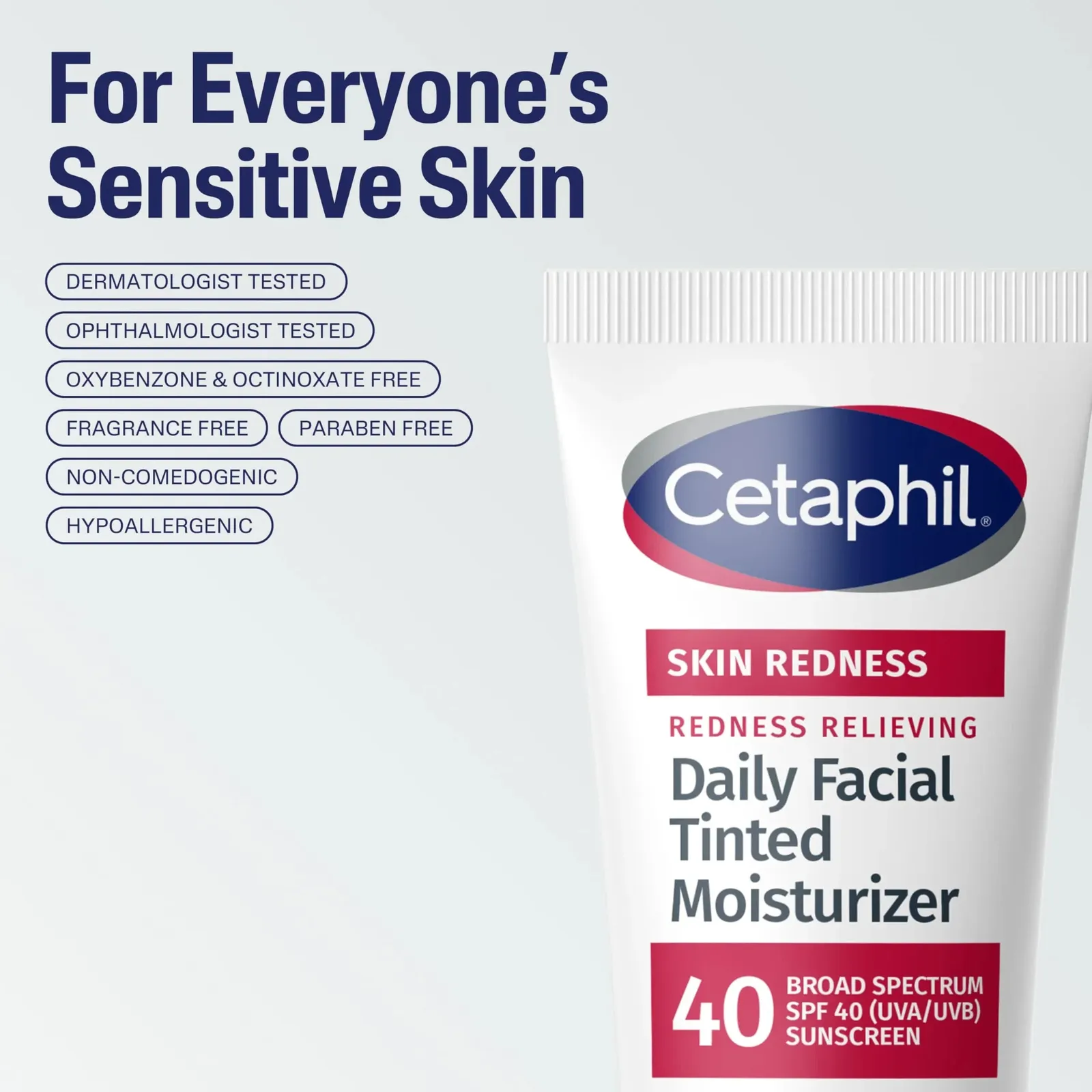 Redness Relieving Daily Facial Moisturizer SPF 40, 1.7 fl oz