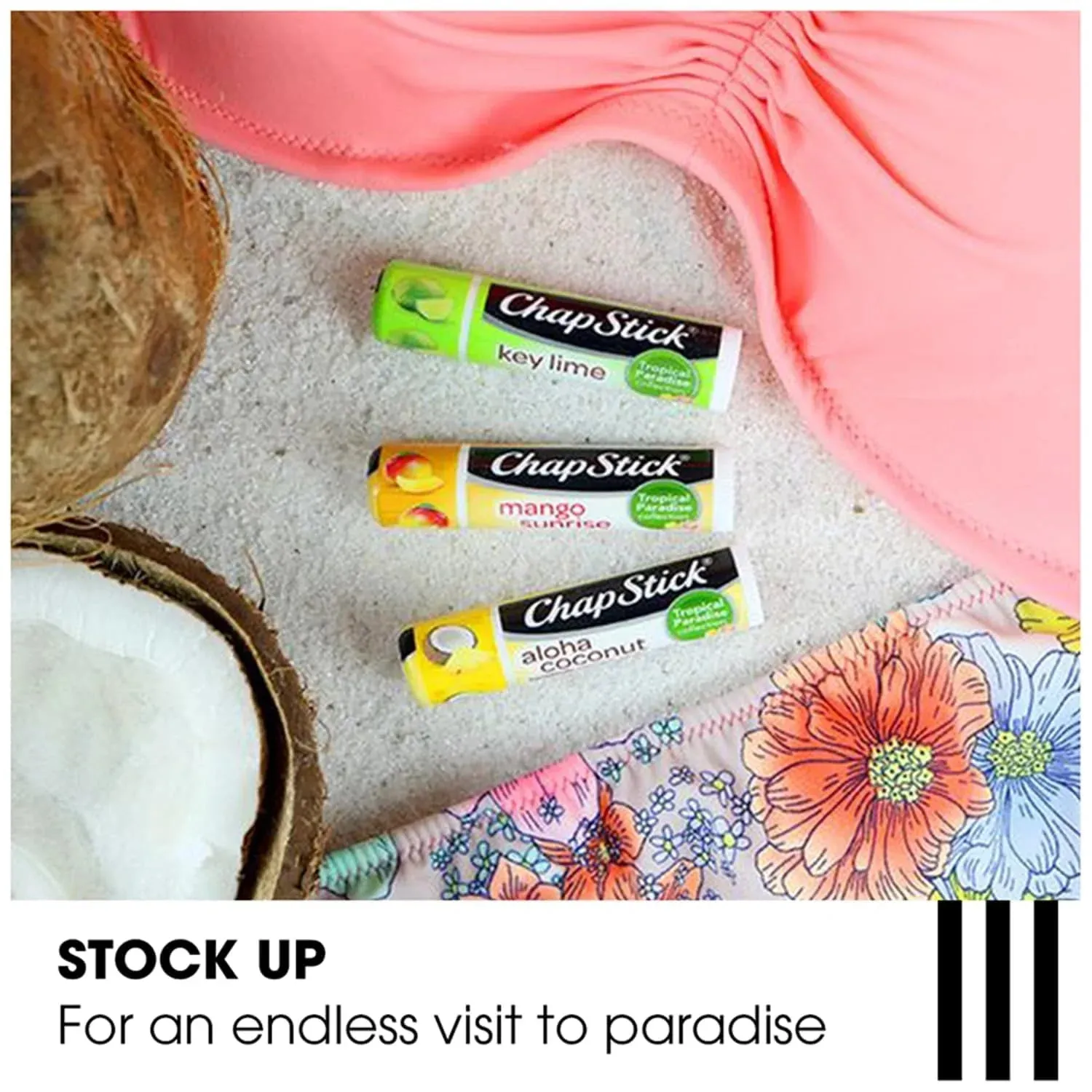 Lip Balm, Mango Sunrise, 6-Pack