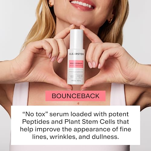 BOUNCEBACK Radiant Facial Serum - Peptide Serum for Hydration & Smooth-Looking Skin with T