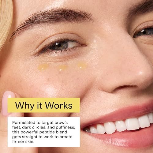 BRIGHTEYES Peptide Eye Gel - Anti Aging Eye Cream for Crow's Feet