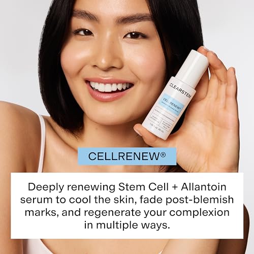 CELLRENEW - Collagen Stem Cell Serum - Acne + Youthful Skin Face Serum - Hyaluronic Acid