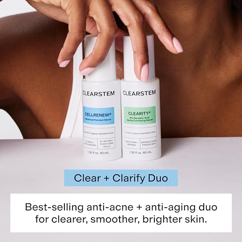 Power Duo by CLEARSTEM - CLEARITY The Blackhead Dissolver Mandelic Acid Serum - CELLRENEW 