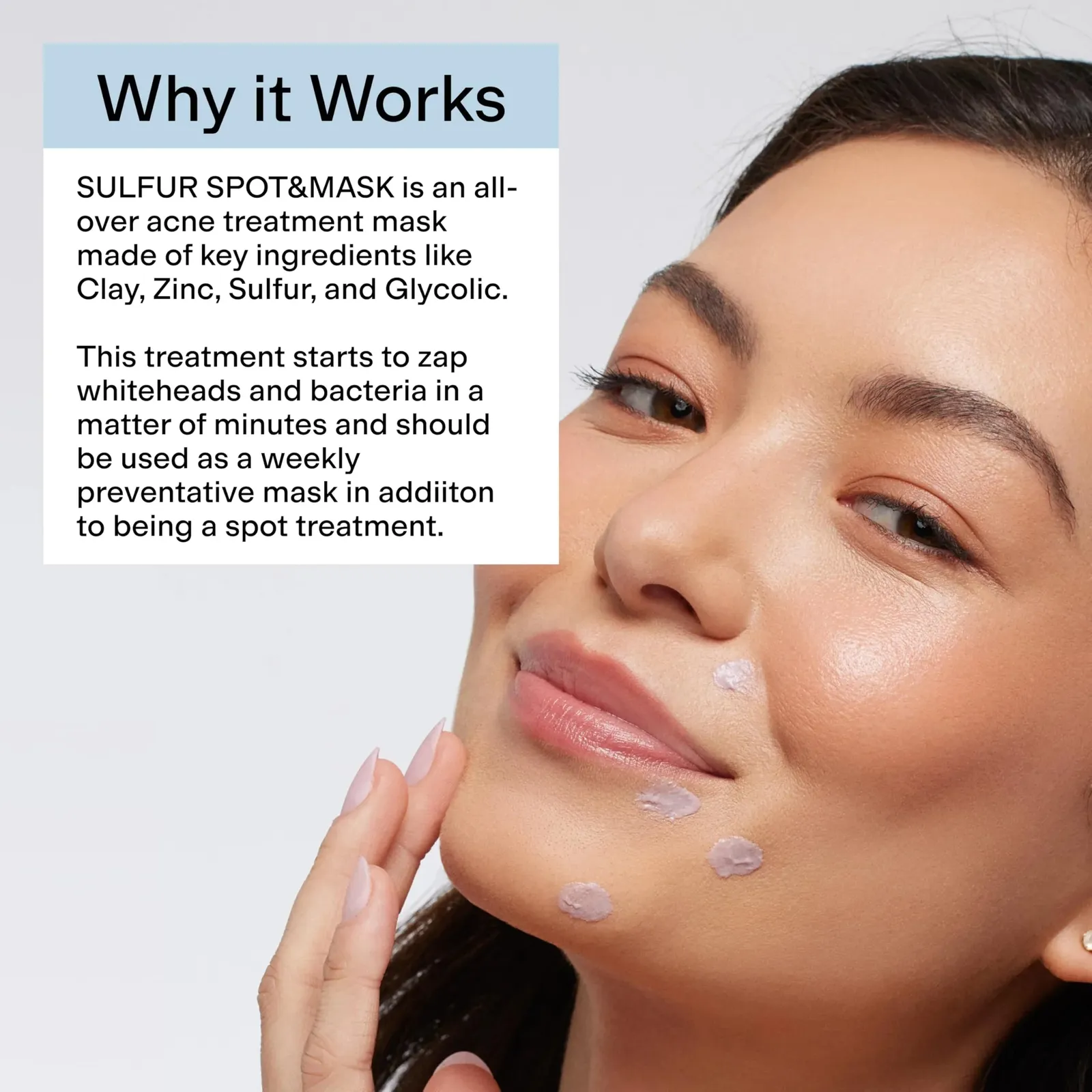 SULFUR SPOT&MASK Face Mask for Acne