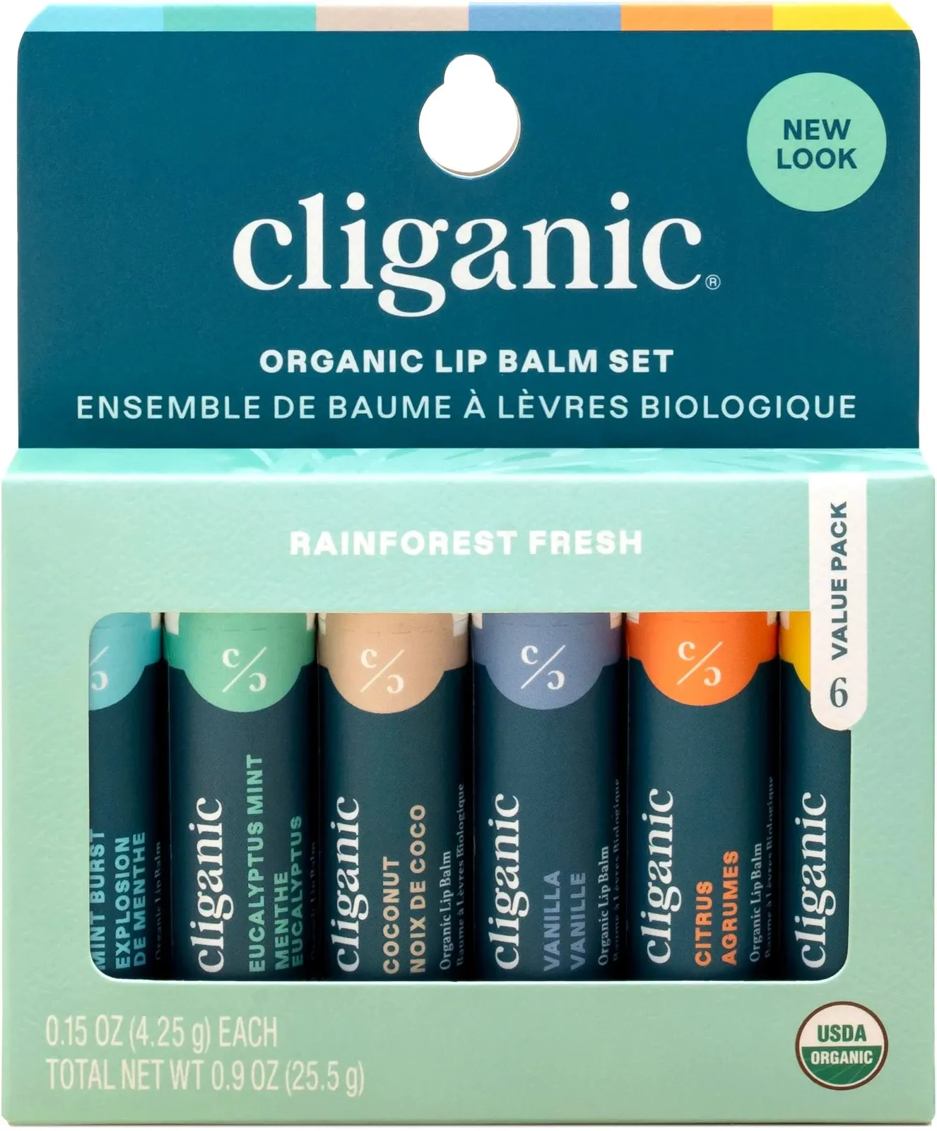 Organic Lip Balm Set (6 Flavors)