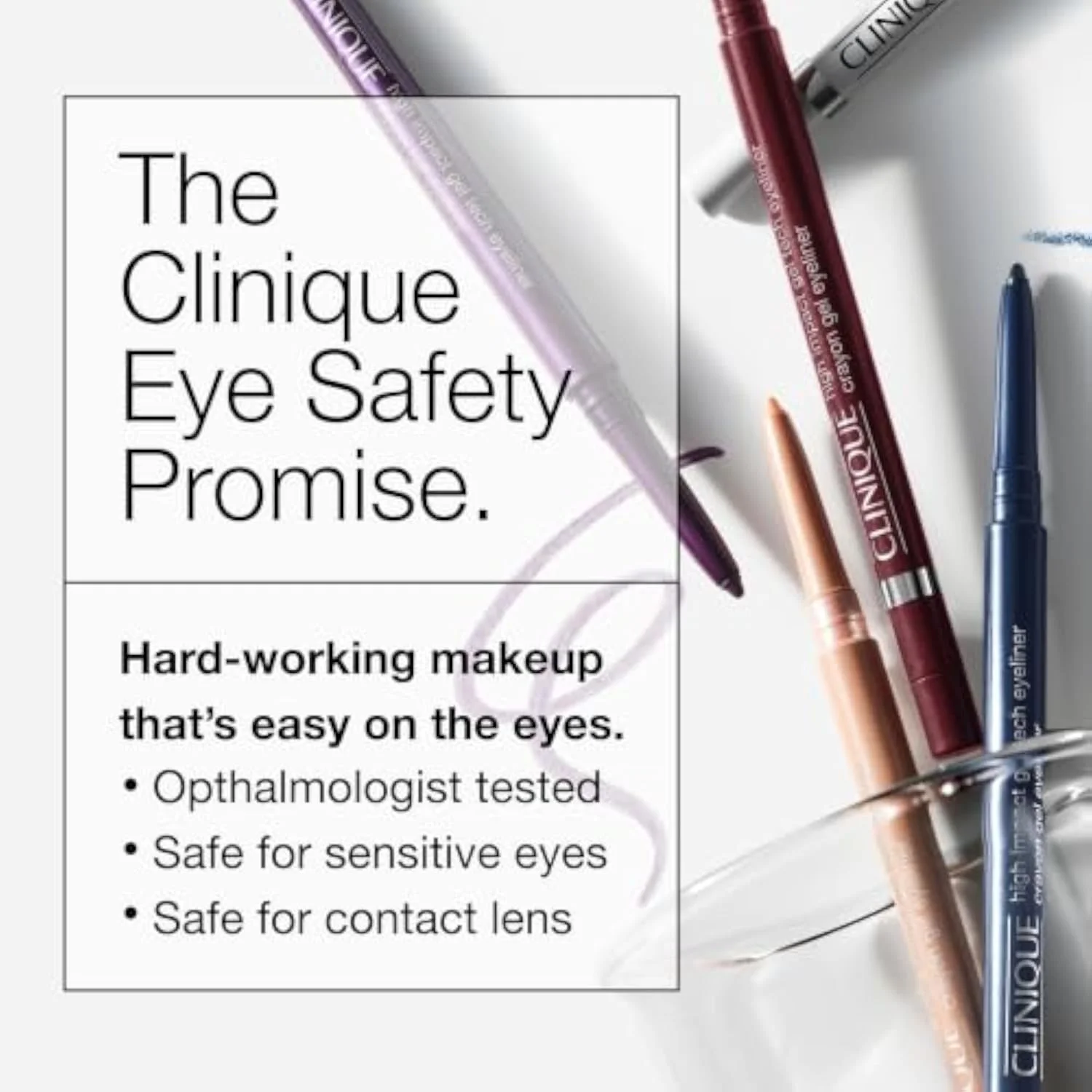 High Impact Gel Tech Eyeliner Pencil | Waterproof, Smudge Resistant + Safe For Sensitive Eyes, Black Honey