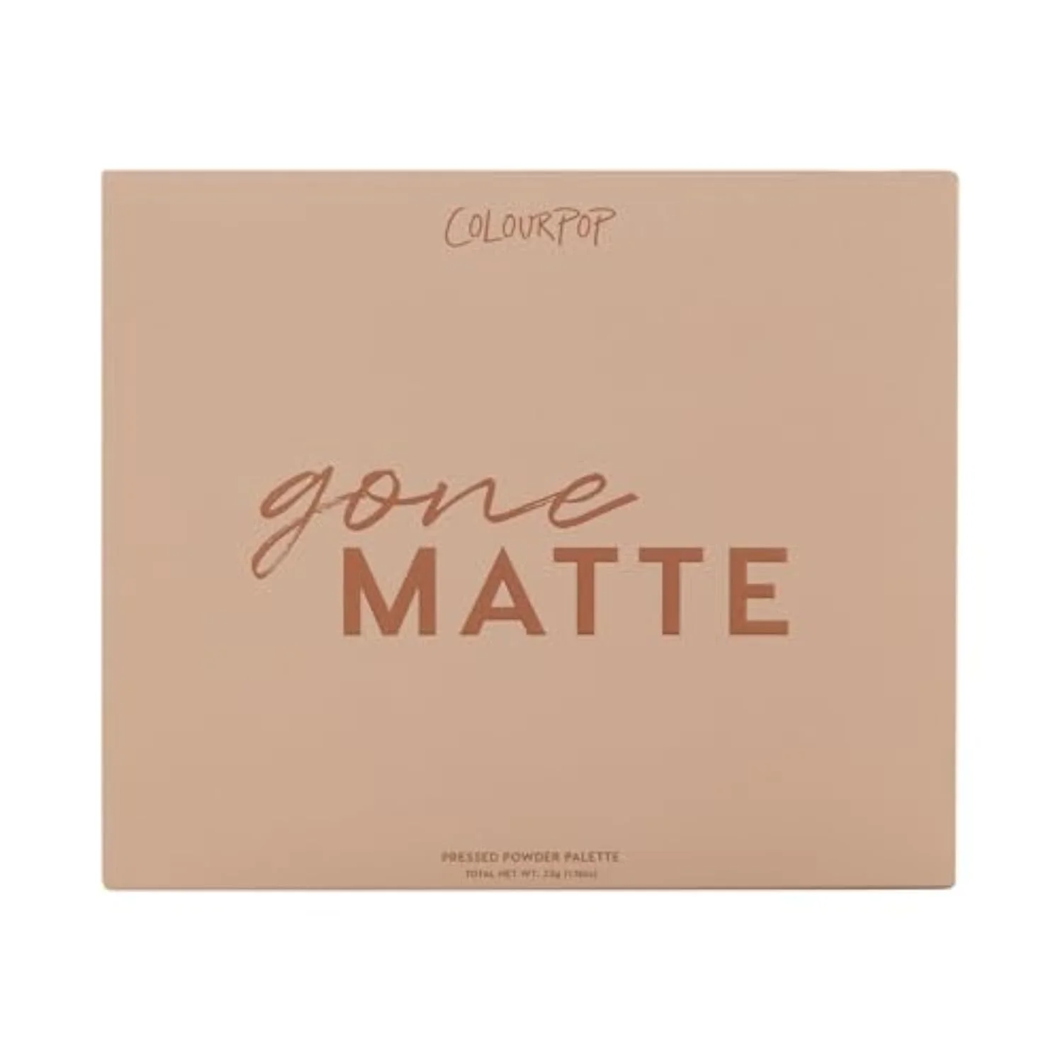 Colourpop Eyeshadow Palette - Eye Makeup Palette with Matte, Metallic, Matte Sparkle & Glitter Finishes - High-Pigment Eye Makeup with a Long-Wearing Formula - Gone Matte (0.3 oz)