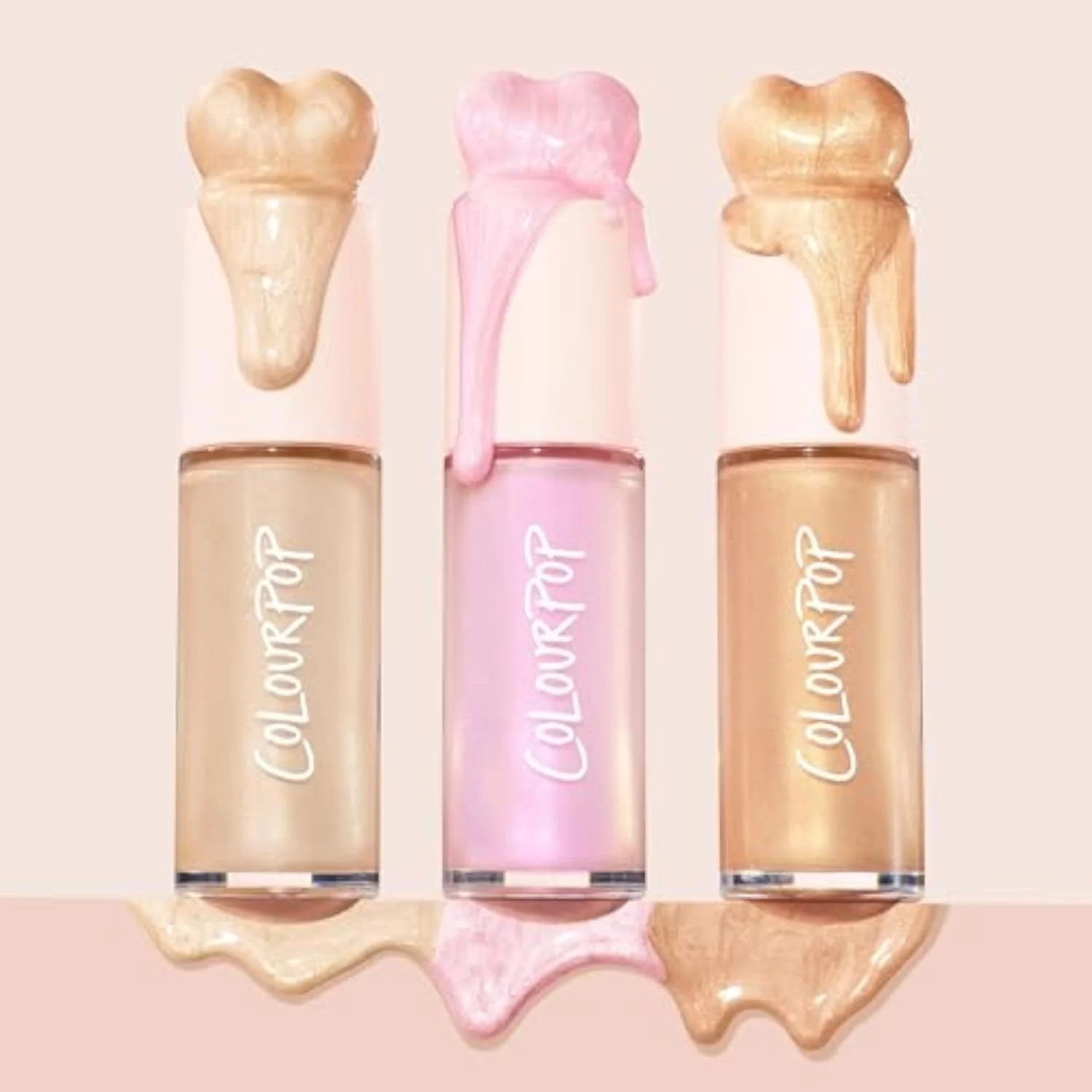 Hi-Lite Dewy Liquid Highlighter - Ultra-Reflective Face & Body Illuminator - Glowy Summer Makeup with Hyaluronic Acid & Niacinamide for a Blendable Glow - Sugar Donut (0.