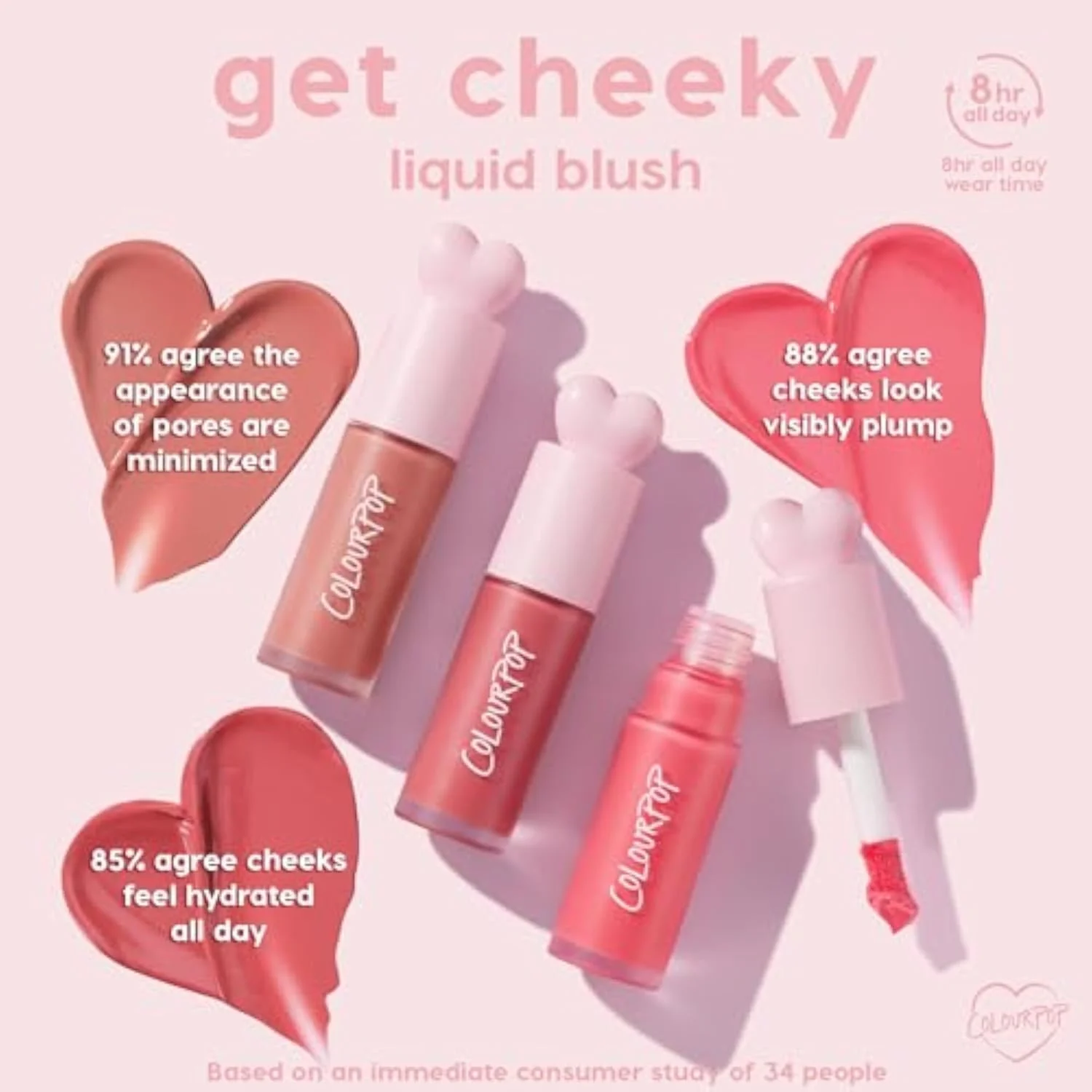 Weightless Liquid Blush - Hydrating, Liquid Blush for Cheeks - Glowy Summer Makeup with Hyaluronic Acid for a Healthy Glow - Designed with a Doe Foot Applicator - IKTR (0