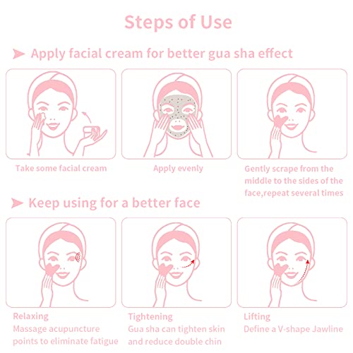 Rose Quartz Gua Sha for Face & Eye