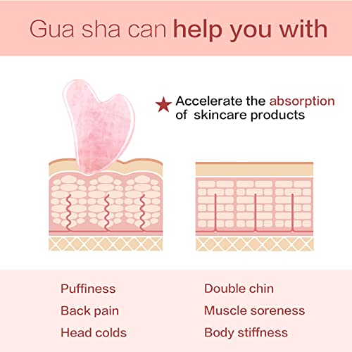 Rose Quartz Gua Sha for Face & Eye