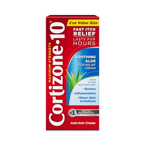 Maximum Strength Soothing Aloe Itch Relief Cream, 1% Hydrocortisone