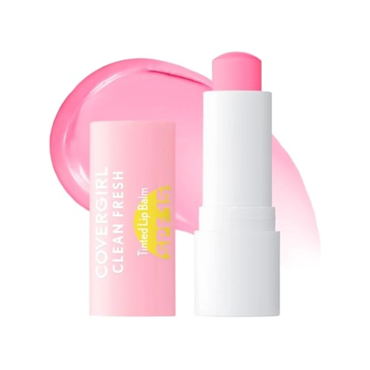 Clean Fresh Tinted Lip Balm SPF 15-10 - You Make Me Blush, with Mineral Sunscreen, Moisturizing, Vegan Formula, 0.14oz