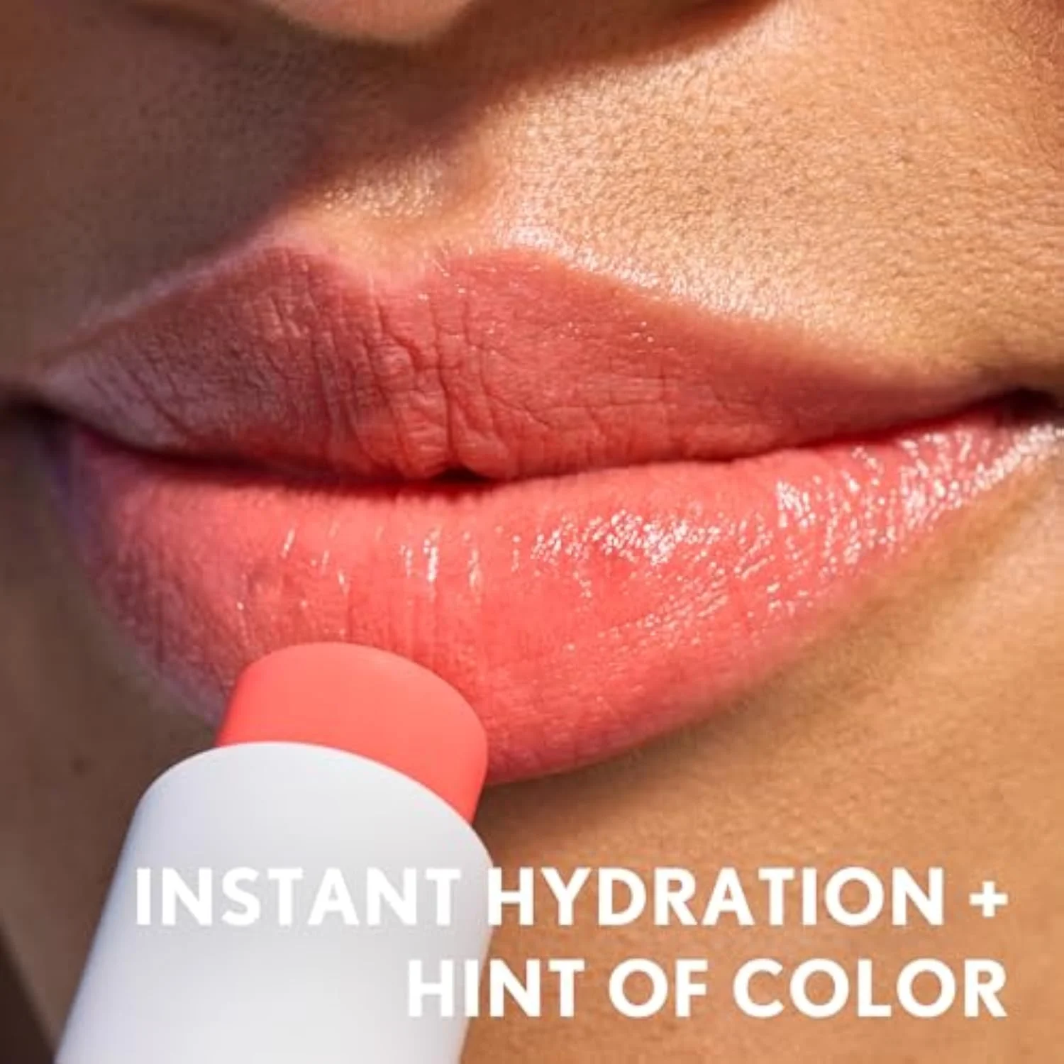 Clean Fresh Tinted Lip Balm SPF 15-20 - Orange You A Cutie, with Mineral Sunscreen, Moisturizing, Vegan Formula, 0.14oz