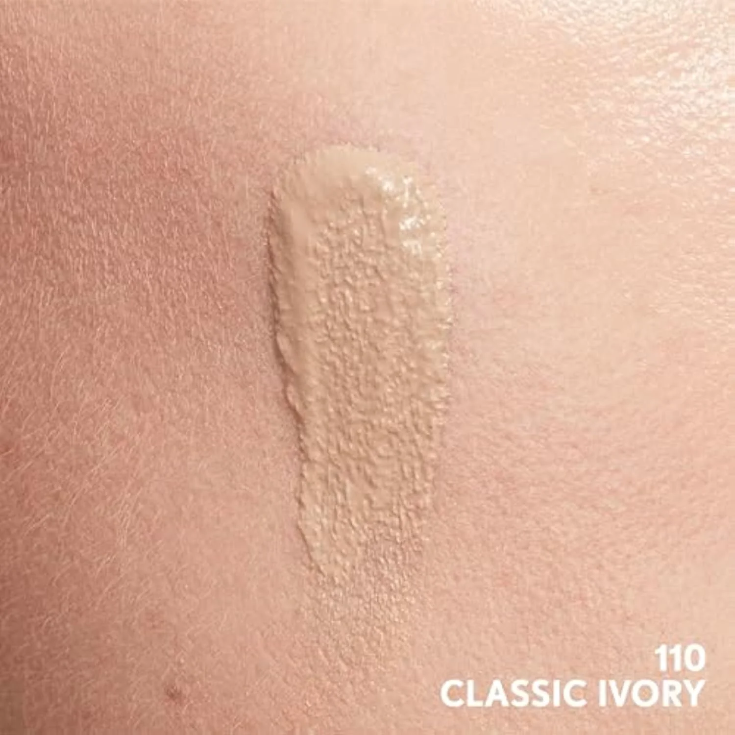 Clean Invisible Foundation Makeup, Dewy & Glowy Natural Finish, Buildable Coverage, Skin-Like Smooth Look, Vegan, Classic Ivory, 1oz