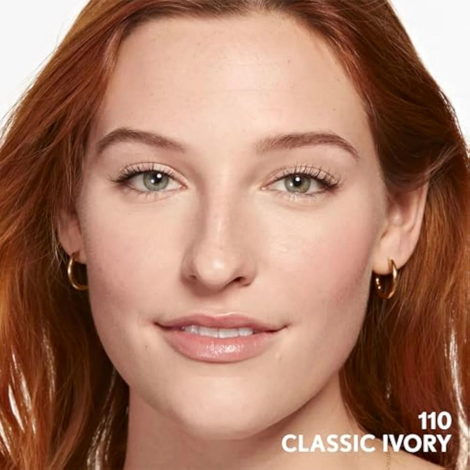 Clean Invisible Foundation Makeup, Dewy & Glowy Natural Finish, Buildable Coverage, Skin-Like Smooth Look, Vegan, Classic Ivory, 1oz