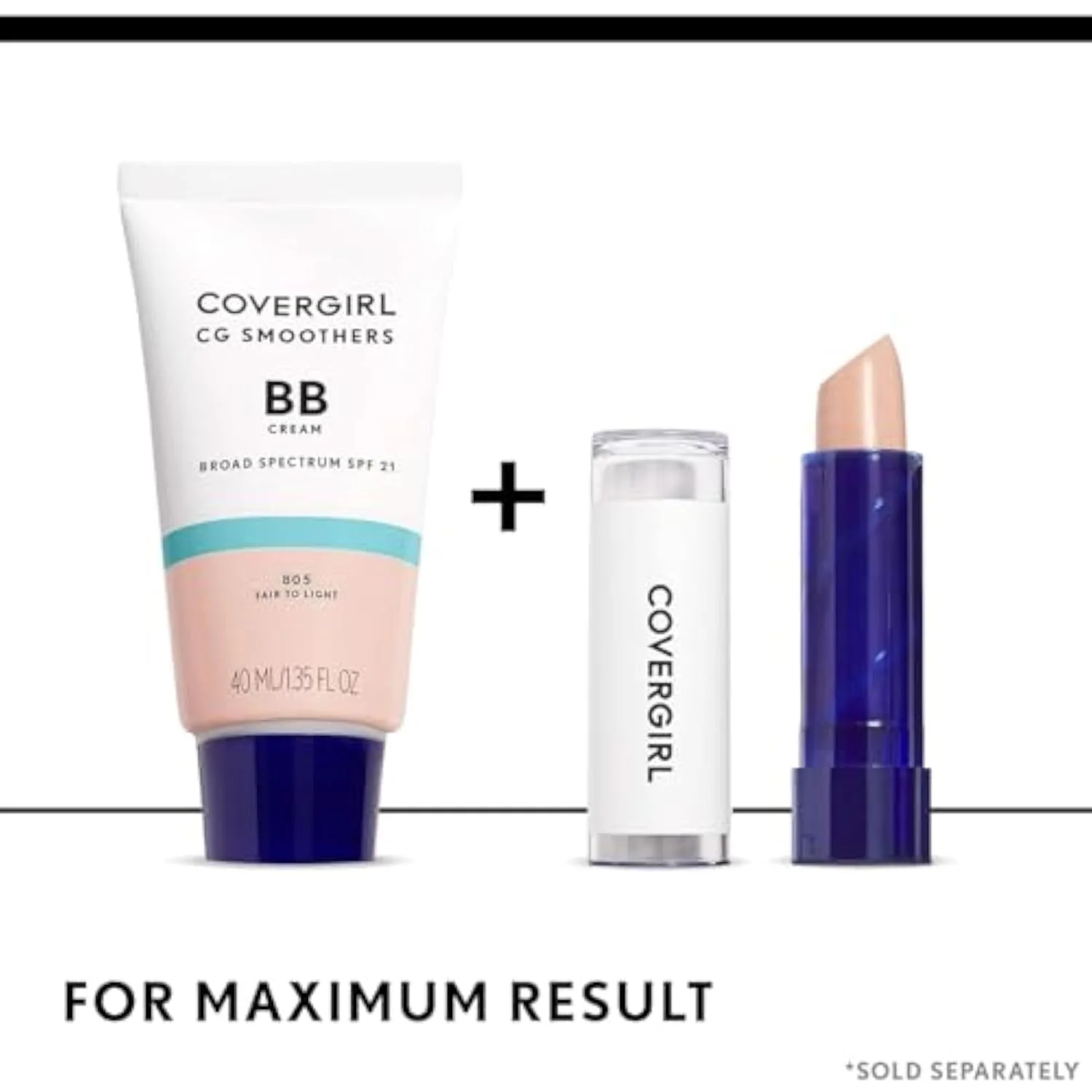 Smoothers Lightweight BB Cream, 1 Tube (1.35 Ounce), Light to Medium 810 Skin Tones, Hydrating BB Cream with SPF 21 Sun Protection (Packaging May Vary)