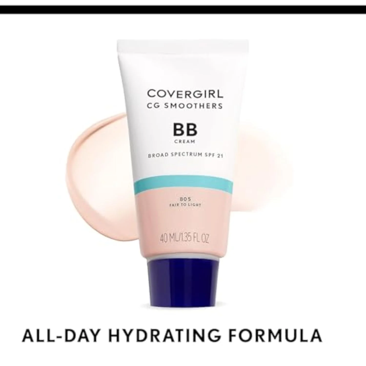Smoothers Lightweight BB Cream, 1 Tube (1.35 Ounce), Light to Medium 810 Skin Tones, Hydrating BB Cream with SPF 21 Sun Protection (Packaging May Vary)