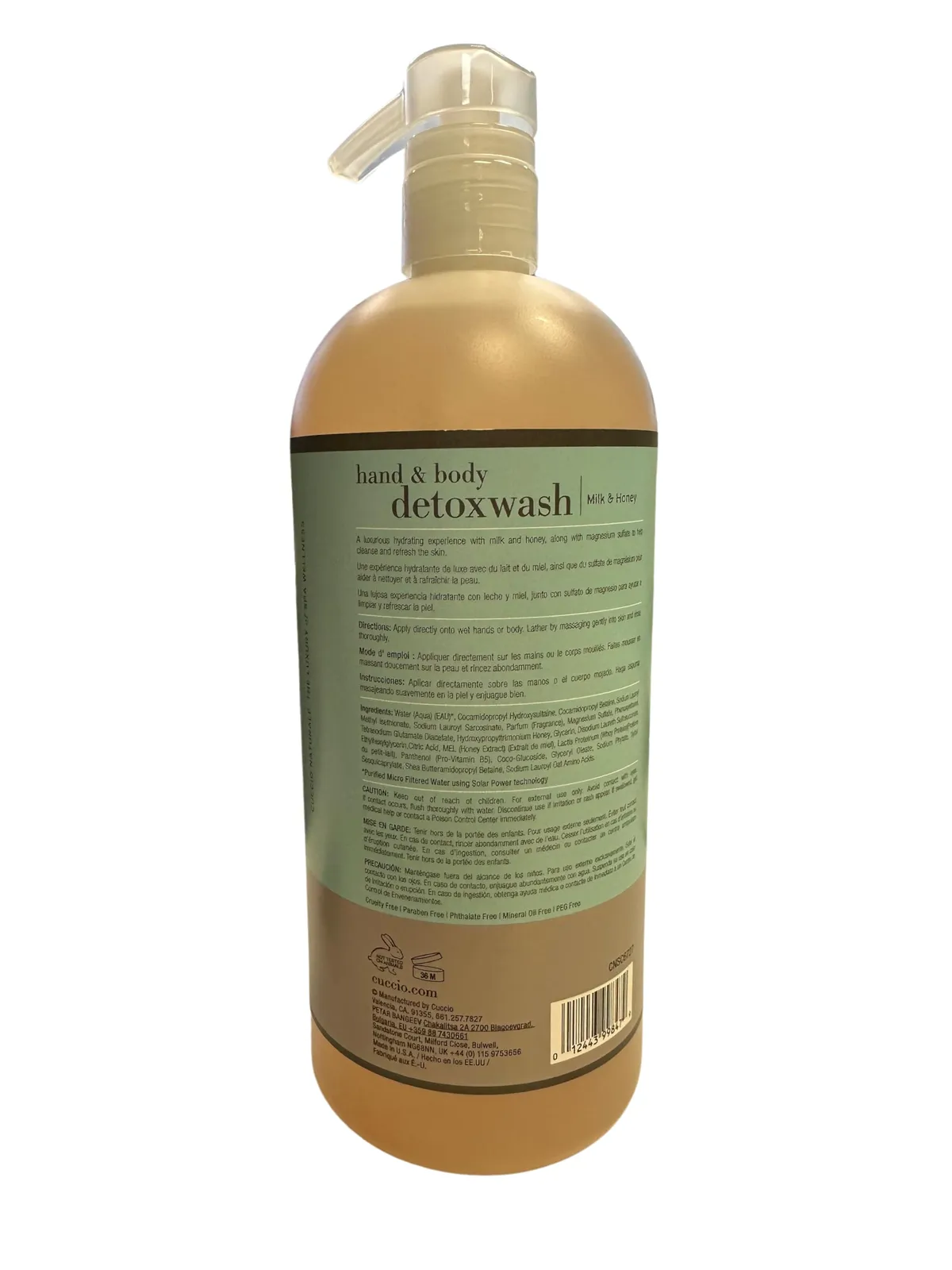 Milk and Honey Detoxwash