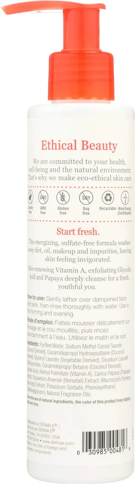 Anti-Wrinkle Cleanser – Anti-Aging Face Wash with Glycolic Acid and Vitamin A