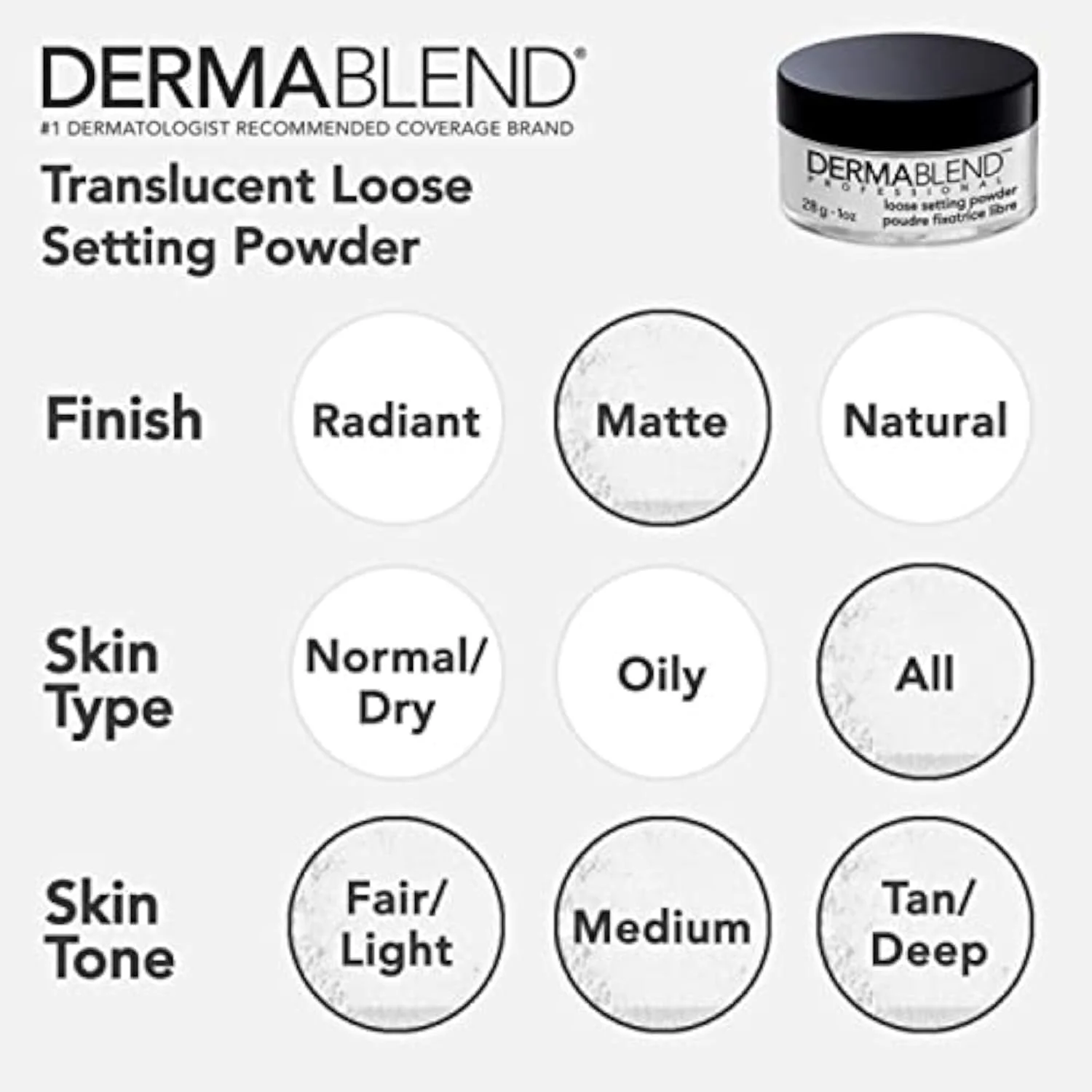 Loose Setting Powder, Translucent, 1 oz