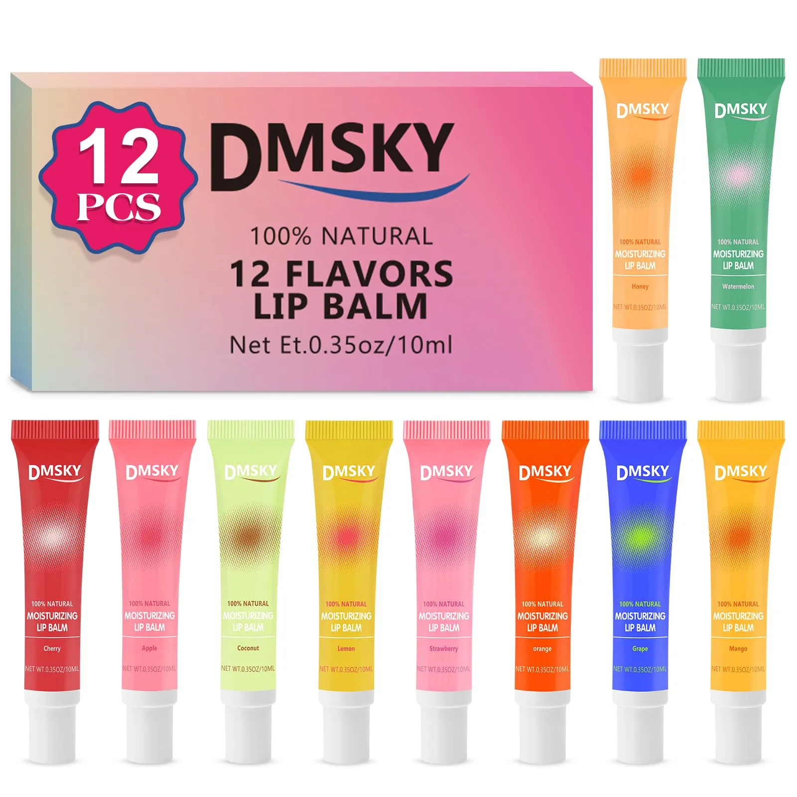 12 Flavors Lip Gloss Set