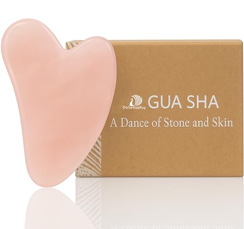 Rose Quartz Heart-Shaped Gua Sha