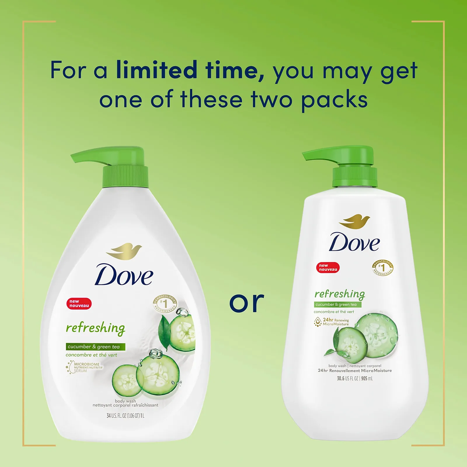 Cucumber and Green Tea Body Wash