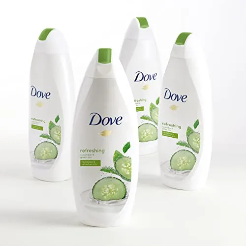 Refreshing Cucumber & Green Tea Body Wash, 4-Count