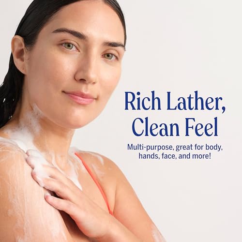 Pure-Castile Liquid Soap Refill - Made with Regenerative Organic Certified Oils, 86% Less Plastic - 18-in-1 Uses, For Face, Body Wash, Hand Soap Refill & More - Baby