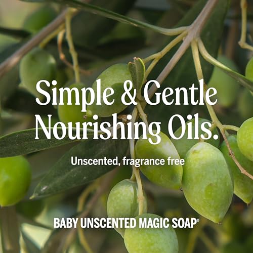 Pure-Castile Liquid Soap Refill - Made with Regenerative Organic Certified Oils, 86% Less Plastic - 18-in-1 Uses, For Face, Body Wash, Hand Soap Refill & More - Baby