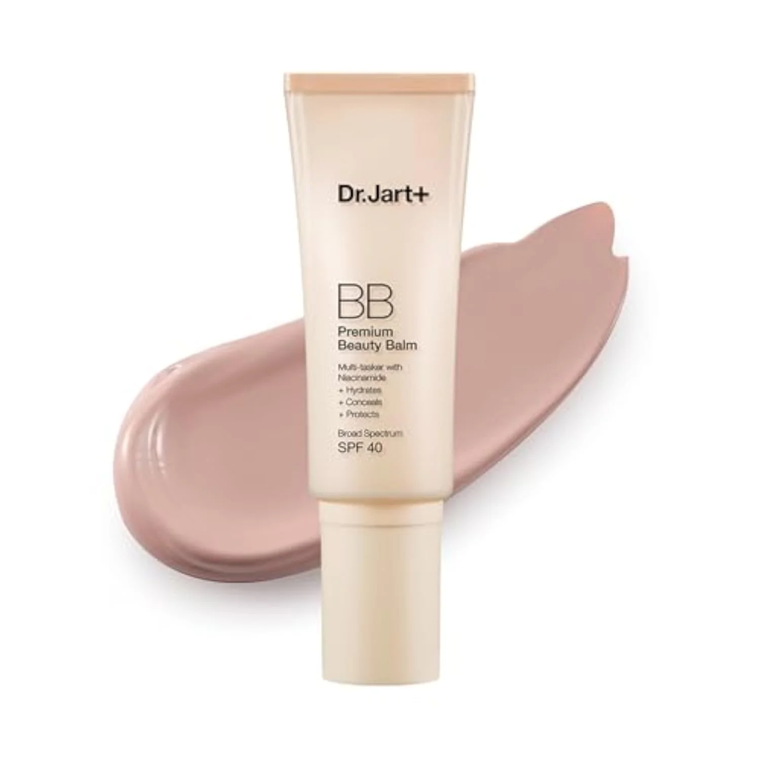 Premium BB Korean Tinted Moisturizer with SPF 40 and Niacinamide | bb cream | Skin Tint | Korean Makeup, Fair-Light, 1.35 Fl Oz