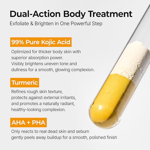 Peel Shot Kojic Acid Turmeric Body Exfoliator Spray