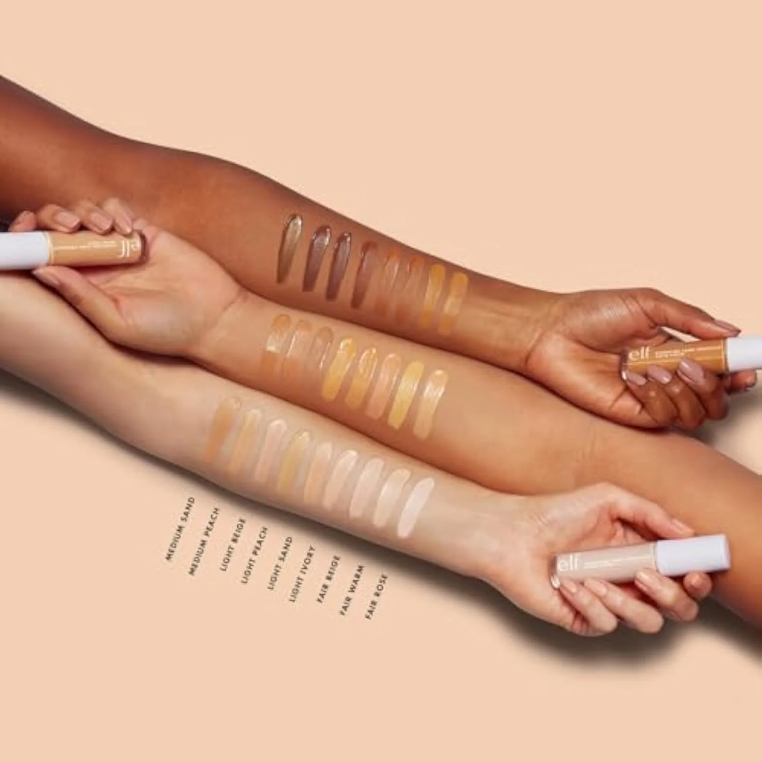 Hydrating Camo Concealer, Covers Blemishes & Under-Eye Circles, Full-Coverage & Delivers A Satin Finish, Vegan & Cruelty-Free, Fair Beige