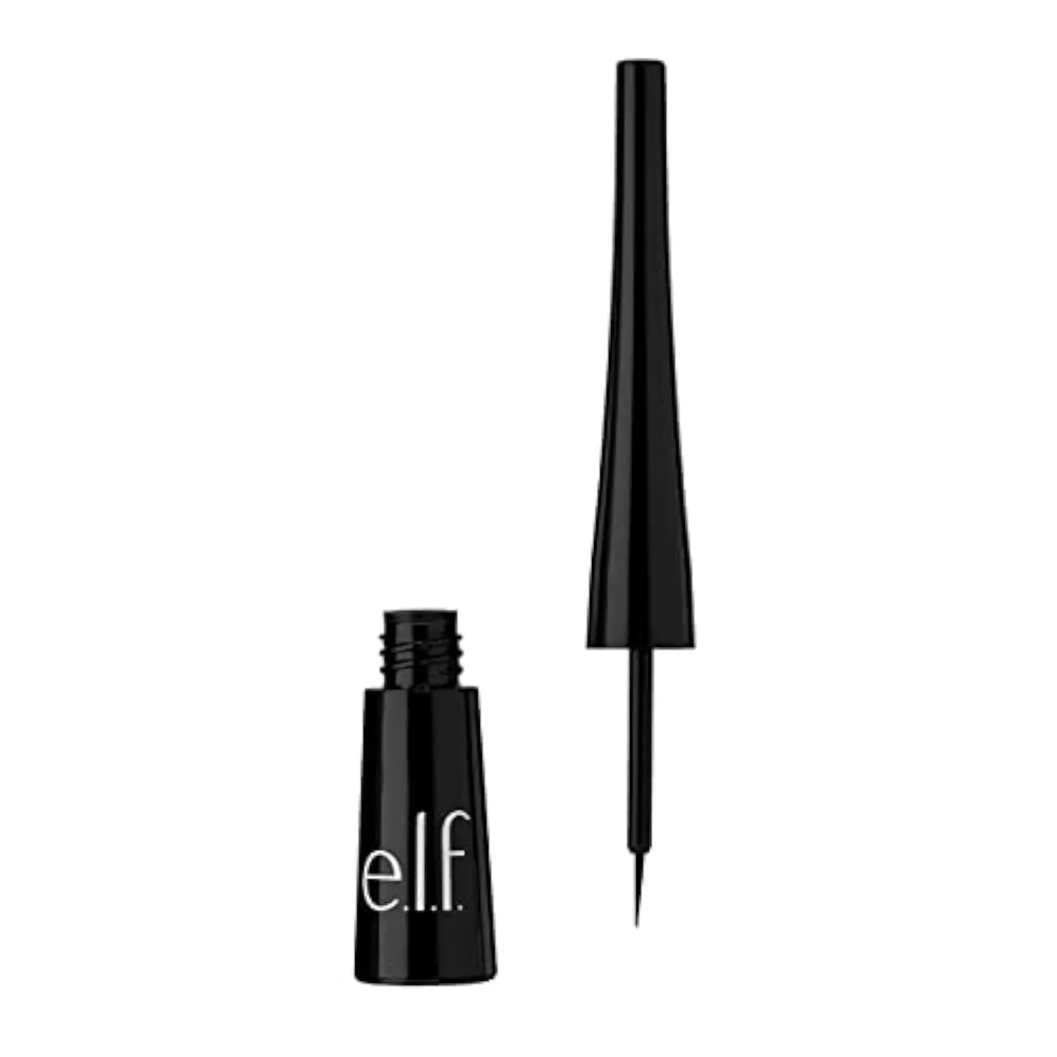 Liquid Eyeliner, High-pigment Liquid Eyeliner With Extra-Fine Brush Tip, Easy Glide Smudge-proof Formula, Jet Black