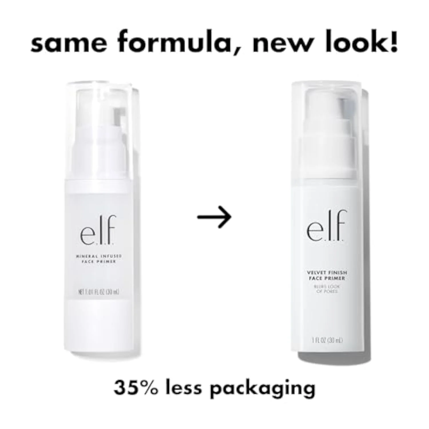 Mineral Infused Face Primer, Primer For A Smooth Foundation Base, Fills In Fine Lines & Refines Complexion, Vegan & Cruelty-free, Large